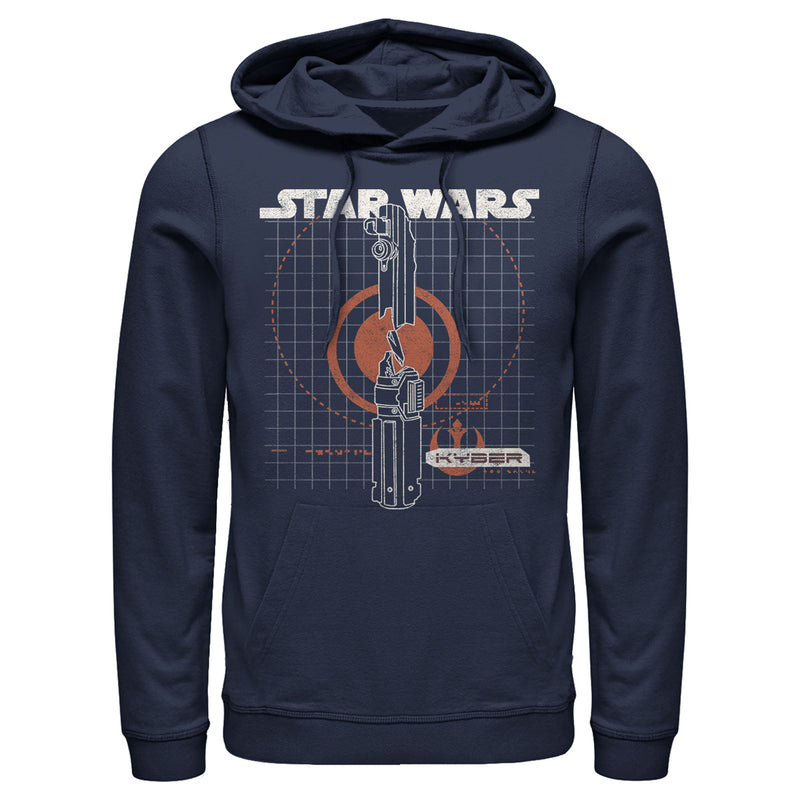 Men's Star Wars: The Rise of Skywalker Kyber Crystal Pull Over Hoodie