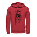 Men's Star Wars: The Rise of Skywalker First Order Sith Trooper Pull Over Hoodie