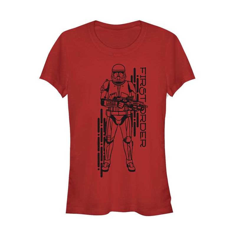 Junior's Star Wars: The Rise of Skywalker First Order Sith Trooper T-Shirt