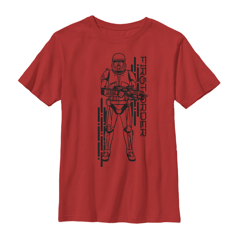 Boy's Star Wars: The Rise of Skywalker First Order Sith Trooper T-Shirt