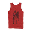 Men's Star Wars: The Rise of Skywalker First Order Sith Trooper Tank Top