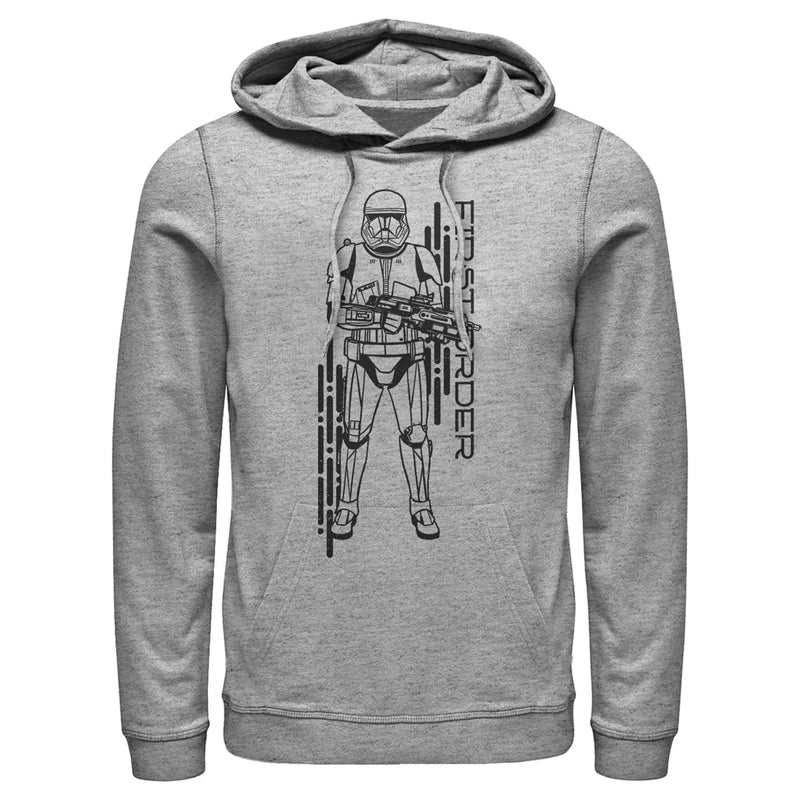 Men's Star Wars: The Rise of Skywalker First Order Sith Trooper Pull Over Hoodie