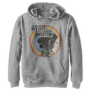 Boy's Star Wars: The Rise of Skywalker Rey Vintage Rainbow Pull Over Hoodie