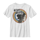 Boy's Star Wars: The Rise of Skywalker Rey Vintage Rainbow T-Shirt