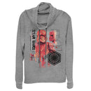 Junior's Star Wars: The Rise of Skywalker Sith Trooper Schematic Detail Cowl Neck Sweatshirt