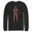 Men's Star Wars: The Rise of Skywalker Sith Trooper Villain Long Sleeve Shirt