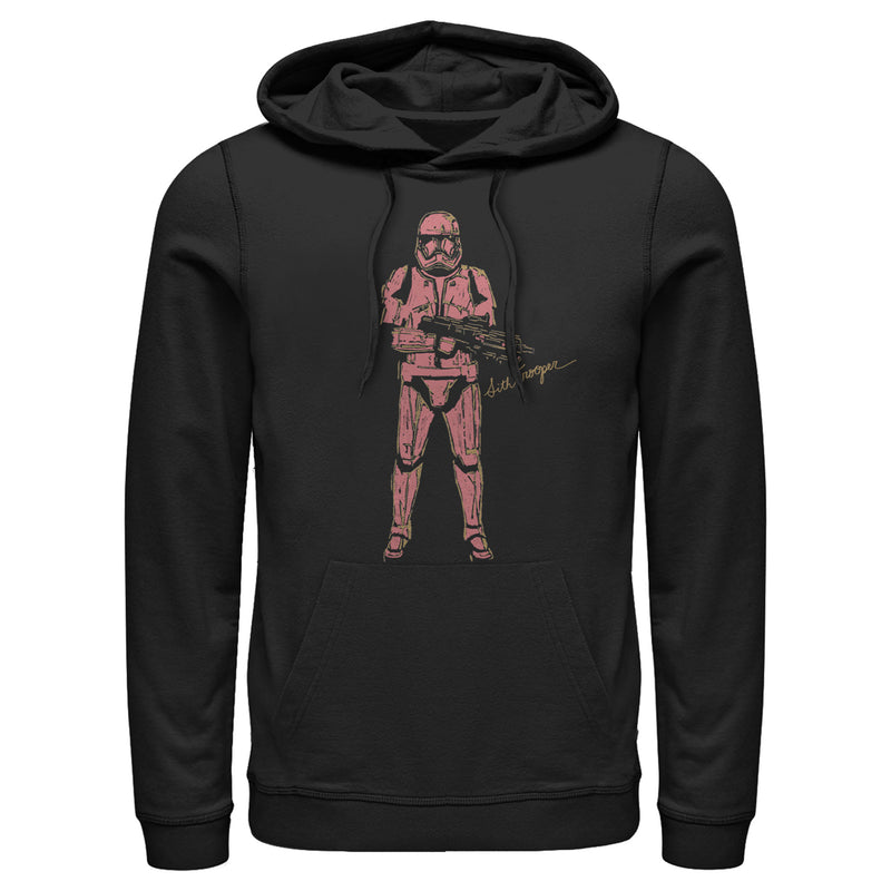 Men's Star Wars: The Rise of Skywalker Sith Trooper Villain Pull Over Hoodie