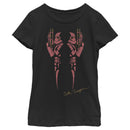 Girl's Star Wars: The Rise of Skywalker Sith Trooper Inkblot T-Shirt