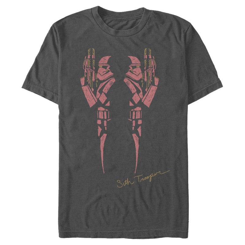 Men's Star Wars: The Rise of Skywalker Sith Trooper Inkblot T-Shirt