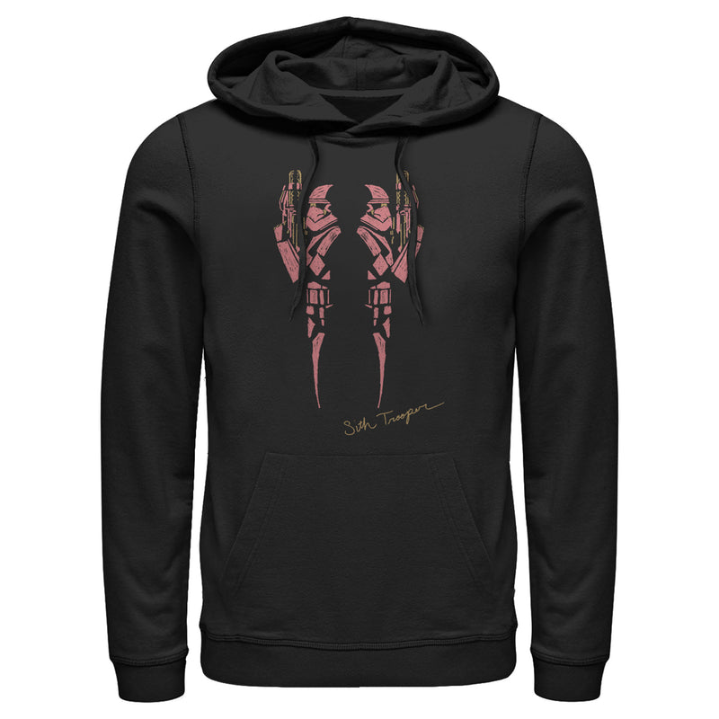 Men's Star Wars: The Rise of Skywalker Sith Trooper Inkblot Pull Over Hoodie