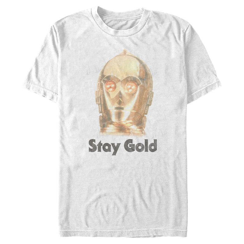 Men's Star Wars: The Rise of Skywalker C-3PO Stay Gold T-Shirt