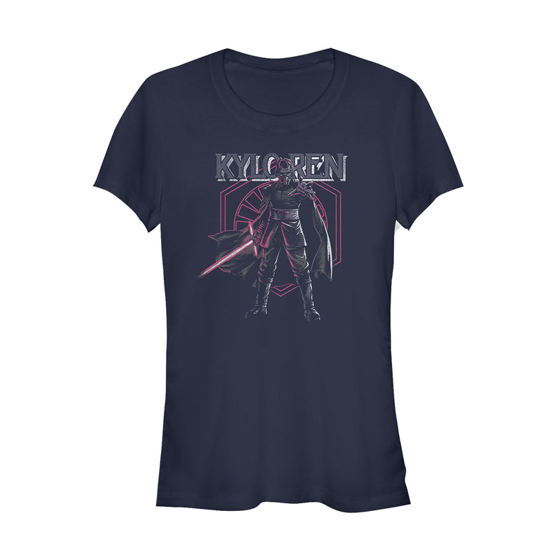 Junior's Star Wars: The Rise of Skywalker Kylo Ren Emblem T-Shirt