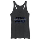 Women's Star Wars: The Rise of Skywalker Starry Logo Racerback Tank Top