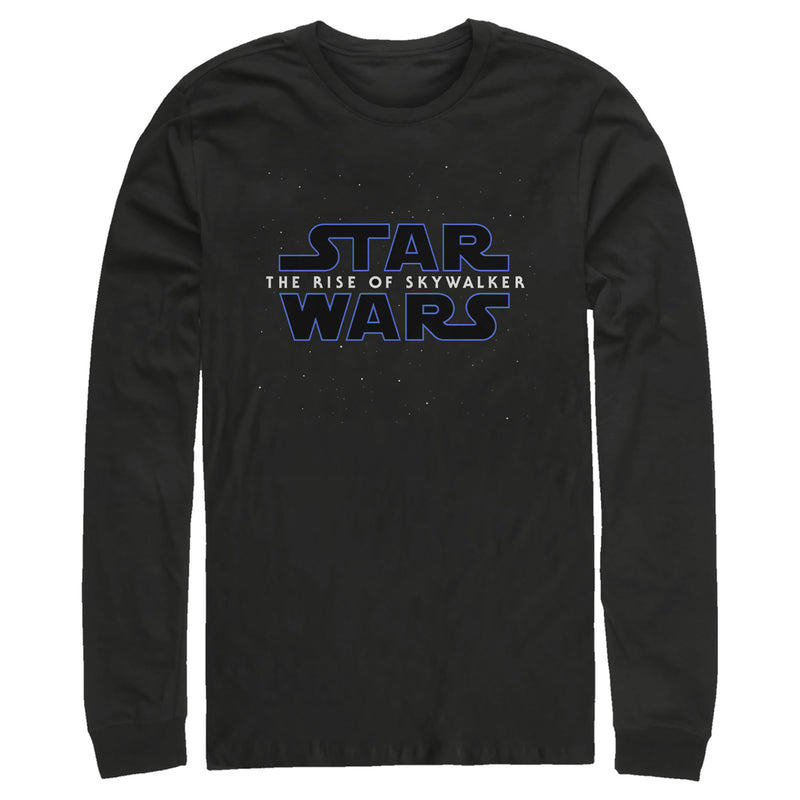 Men's Star Wars: The Rise of Skywalker Starry Logo Long Sleeve Shirt