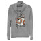 Junior's Star Wars: The Rise of Skywalker BB-8 Lighter Cowl Neck Sweatshirt