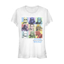 Junior's Star Wars: The Rise of Skywalker Pastel Character Box T-Shirt