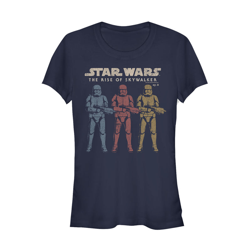 Junior's Star Wars: The Rise of Skywalker Stormtrooper Reflection T-Shirt