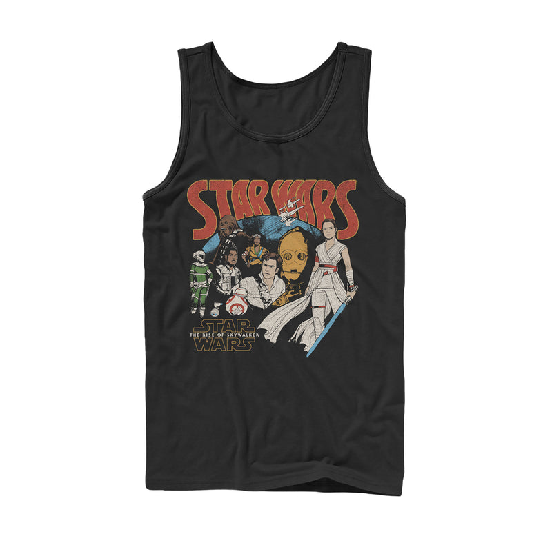 Men's Star Wars: The Rise of Skywalker Retro Collage Tank Top