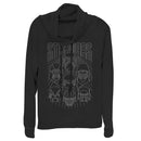 Junior's Star Wars: The Rise of Skywalker Dark Side Streak Cowl Neck Sweatshirt