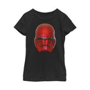 Girl's Star Wars: The Rise of Skywalker Sith Trooper Helmet T-Shirt