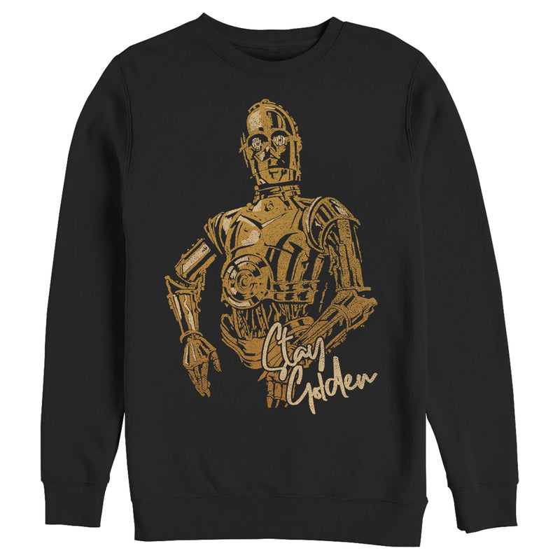 Men's Star Wars: The Rise of Skywalker C-3PO Stay Golden Sweatshirt