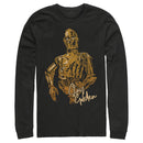 Men's Star Wars: The Rise of Skywalker C-3PO Stay Golden Long Sleeve Shirt