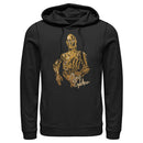 Men's Star Wars: The Rise of Skywalker C-3PO Stay Golden Pull Over Hoodie