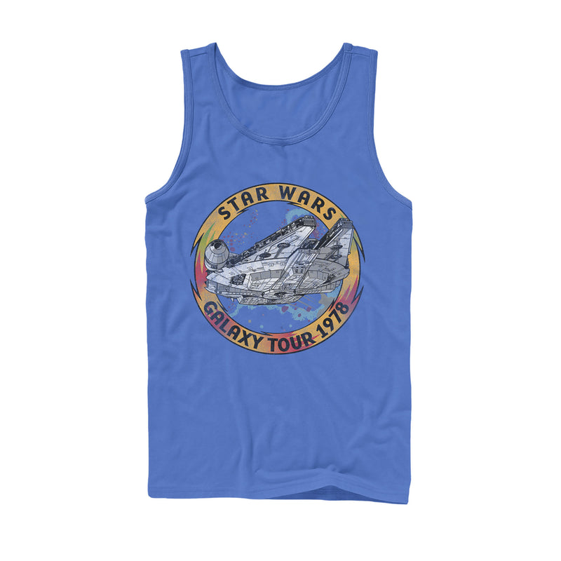 Men's Star Wars: The Rise of Skywalker Vintage Galaxy Tour Tank Top