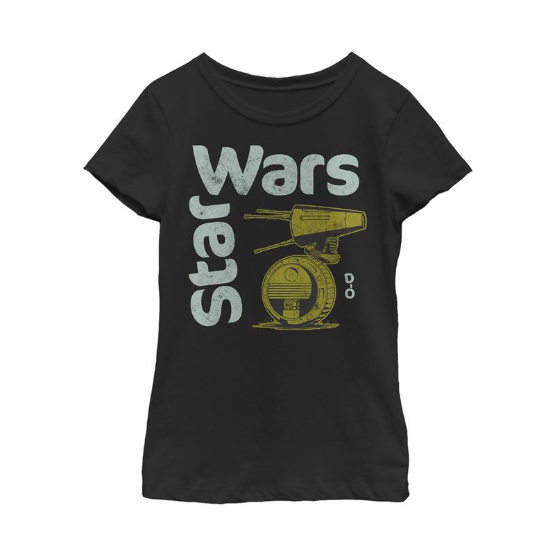 Girl's Star Wars: The Rise of Skywalker D-0 Roll T-Shirt