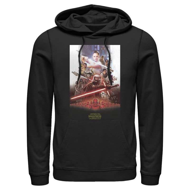 Men's Star Wars: The Rise of Skywalker Epic Poster Pull Over Hoodie