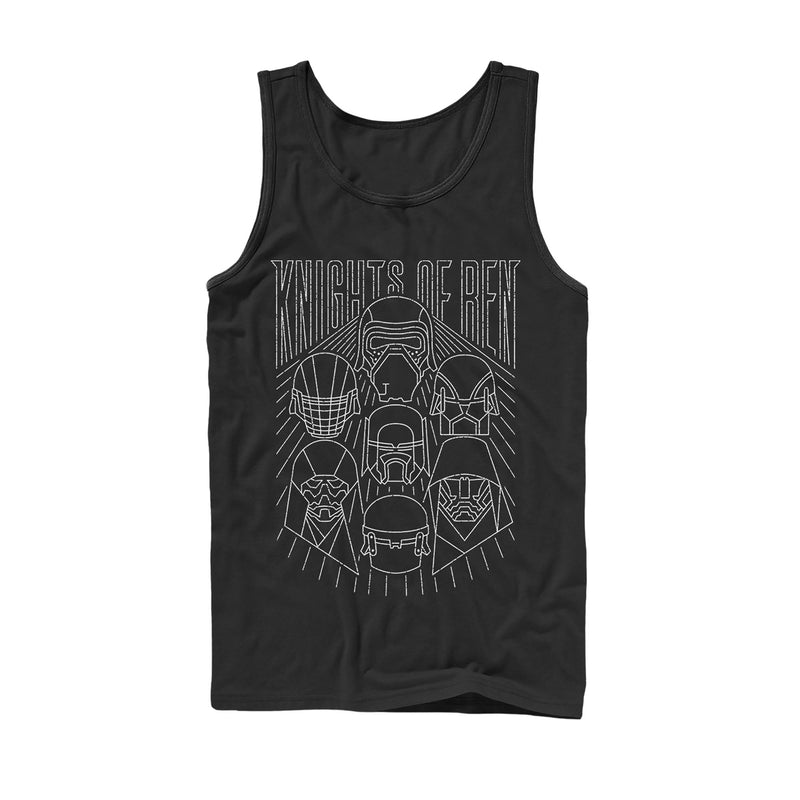 Men's Star Wars: The Rise of Skywalker Knights of Ren Streak Tank Top