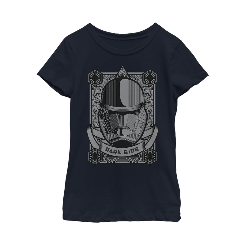 Girl's Star Wars: The Rise of Skywalker Sith Trooper Playing Card T-Shirt