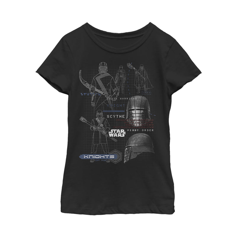 Girl's Star Wars: The Rise of Skywalker Knights of Ren Warrior T-Shirt