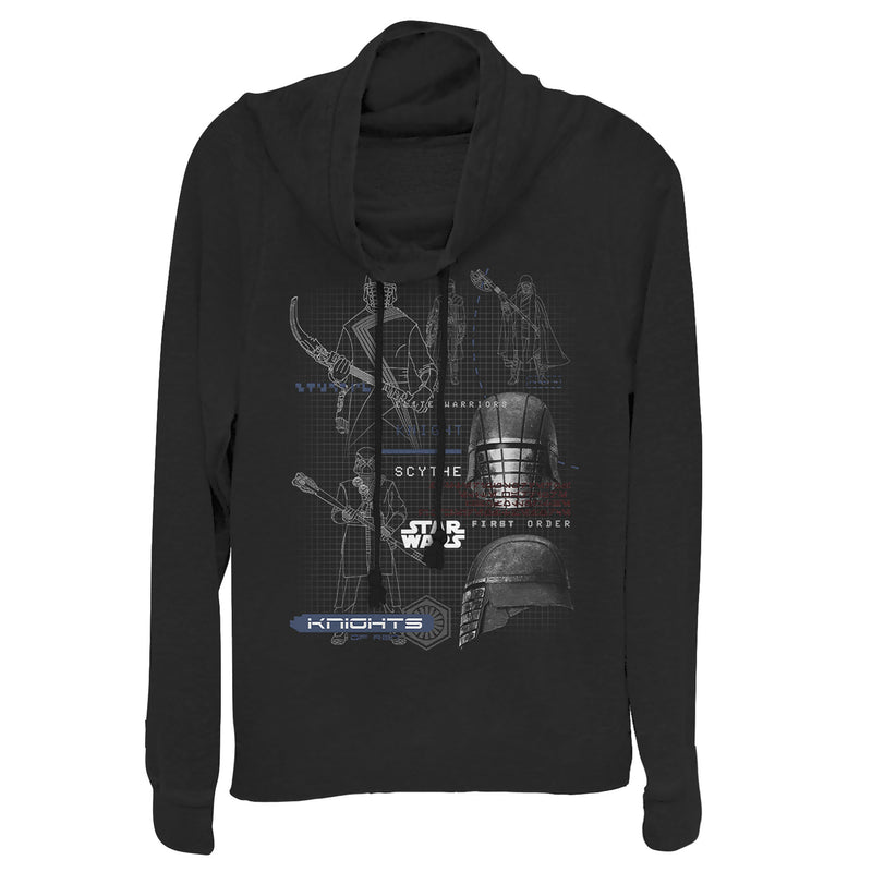 Junior's Star Wars: The Rise of Skywalker Knights of Ren Warrior Cowl Neck Sweatshirt