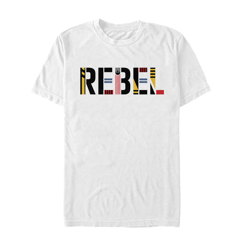 Men's Star Wars: The Rise of Skywalker Rebel Text T-Shirt