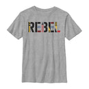 Boy's Star Wars: The Rise of Skywalker Rebel Text T-Shirt