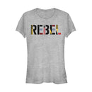 Junior's Star Wars: The Rise of Skywalker Rebel Text T-Shirt