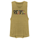 Junior's Star Wars: The Rise of Skywalker Rebel Text Festival Muscle Tee