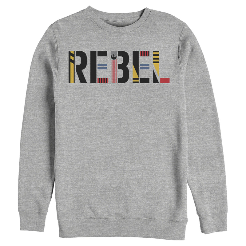 Men's Star Wars: The Rise of Skywalker Rebel Text Sweatshirt