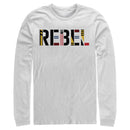 Men's Star Wars: The Rise of Skywalker Rebel Text Long Sleeve Shirt