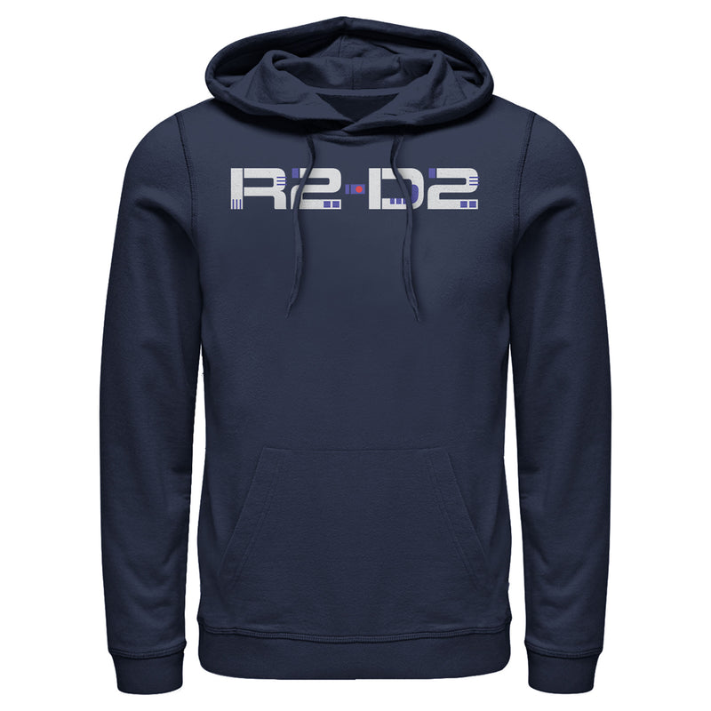 Men's Star Wars: The Rise of Skywalker R2-D2 Text Pull Over Hoodie