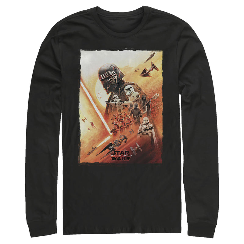 Men's Star Wars: The Rise of Skywalker Kylo Poster Long Sleeve Shirt
