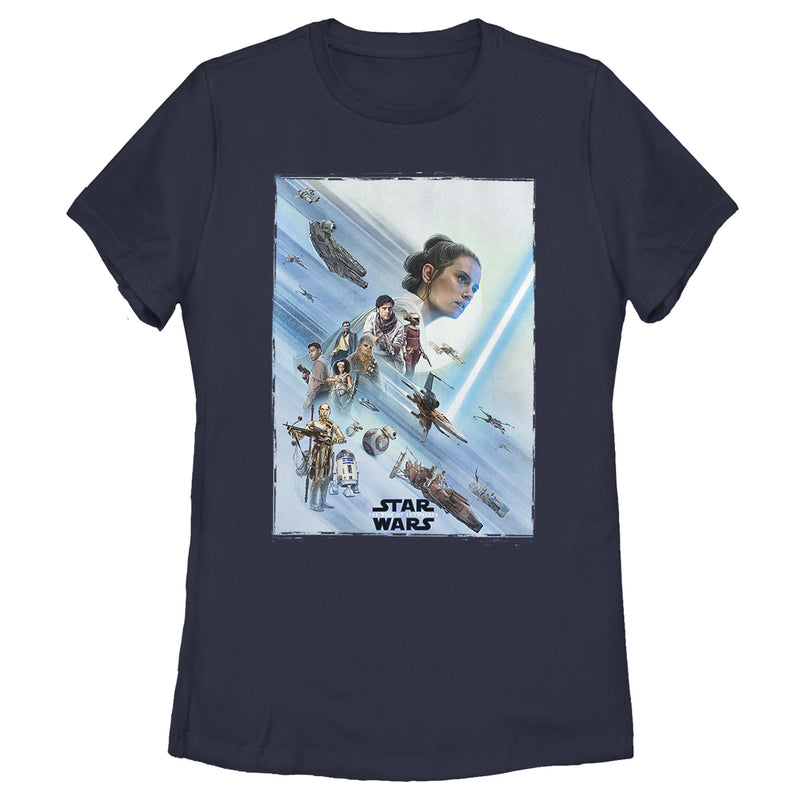 Women's Star Wars: The Rise of Skywalker Rey Poster T-Shirt
