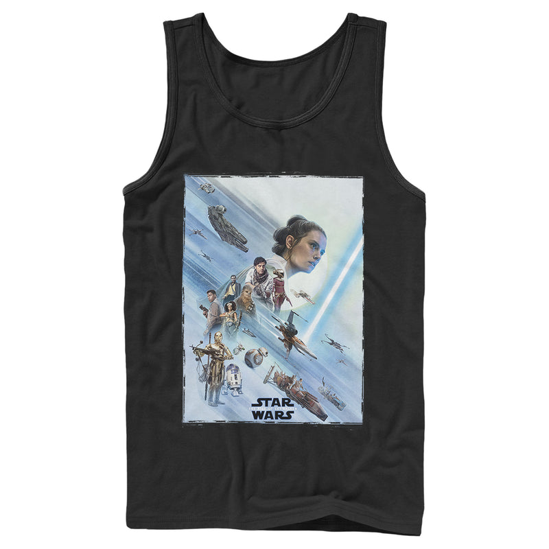 Men's Star Wars: The Rise of Skywalker Rey Poster Tank Top