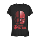 Junior's Star Wars: The Rise of Skywalker Sith Trooper Dual Helmet T-Shirt