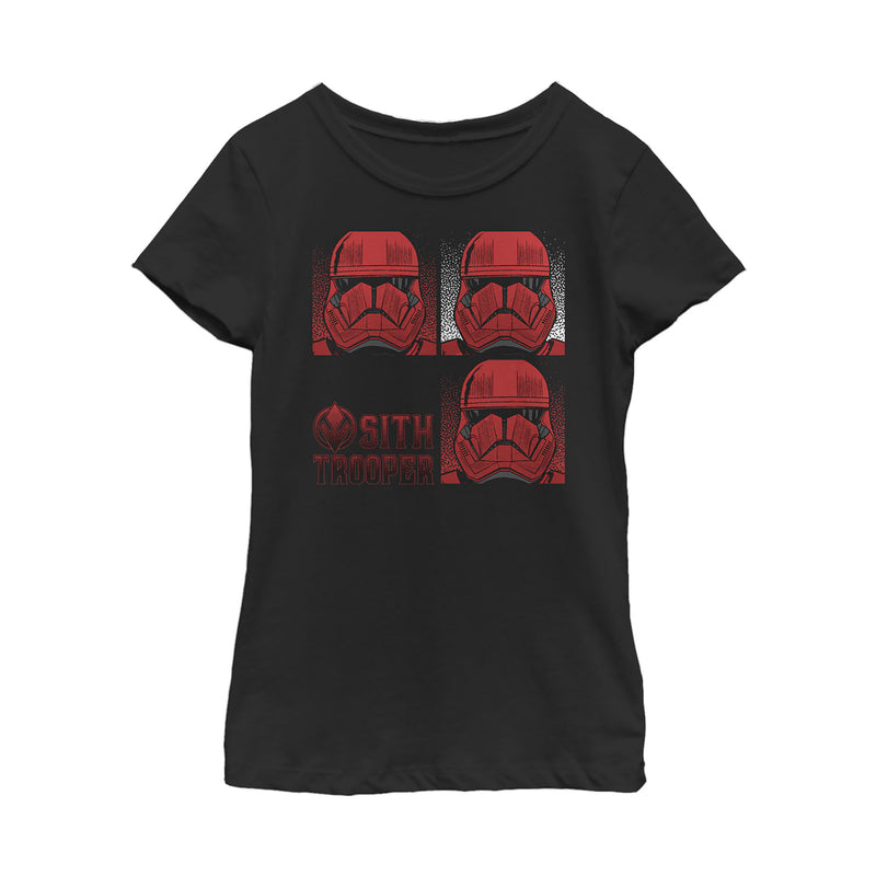 Girl's Star Wars: The Rise of Skywalker Sith Trooper Panels T-Shirt