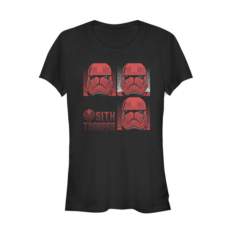 Junior's Star Wars: The Rise of Skywalker Sith Trooper Panels T-Shirt