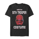 Men's Star Wars: The Rise of Skywalker Halloween Sith Trooper Costume T-Shirt