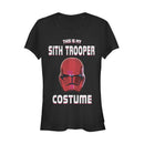 Junior's Star Wars: The Rise of Skywalker Halloween Sith Trooper Costume T-Shirt