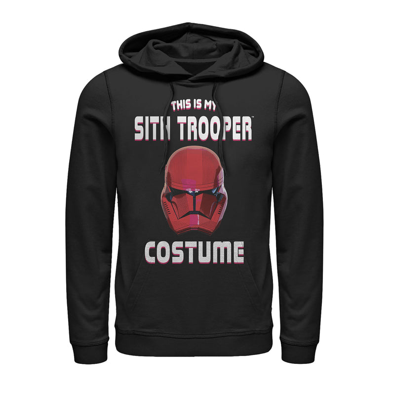 Men's Star Wars: The Rise of Skywalker Halloween Sith Trooper Costume Pull Over Hoodie